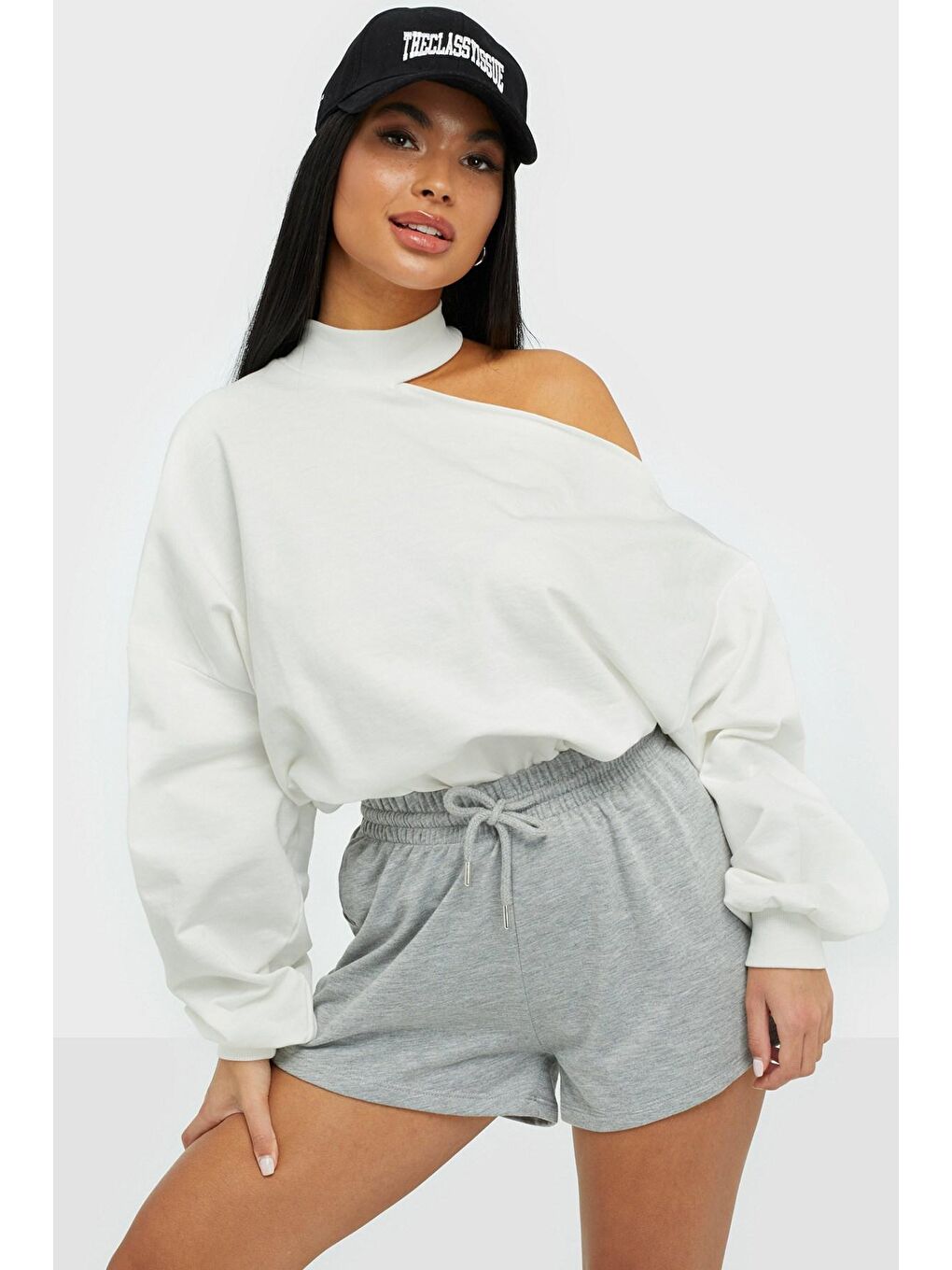 Gri Basic Şort Mg1293