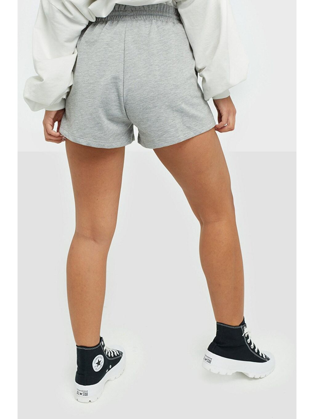 Gri Basic Şort Mg1293-2