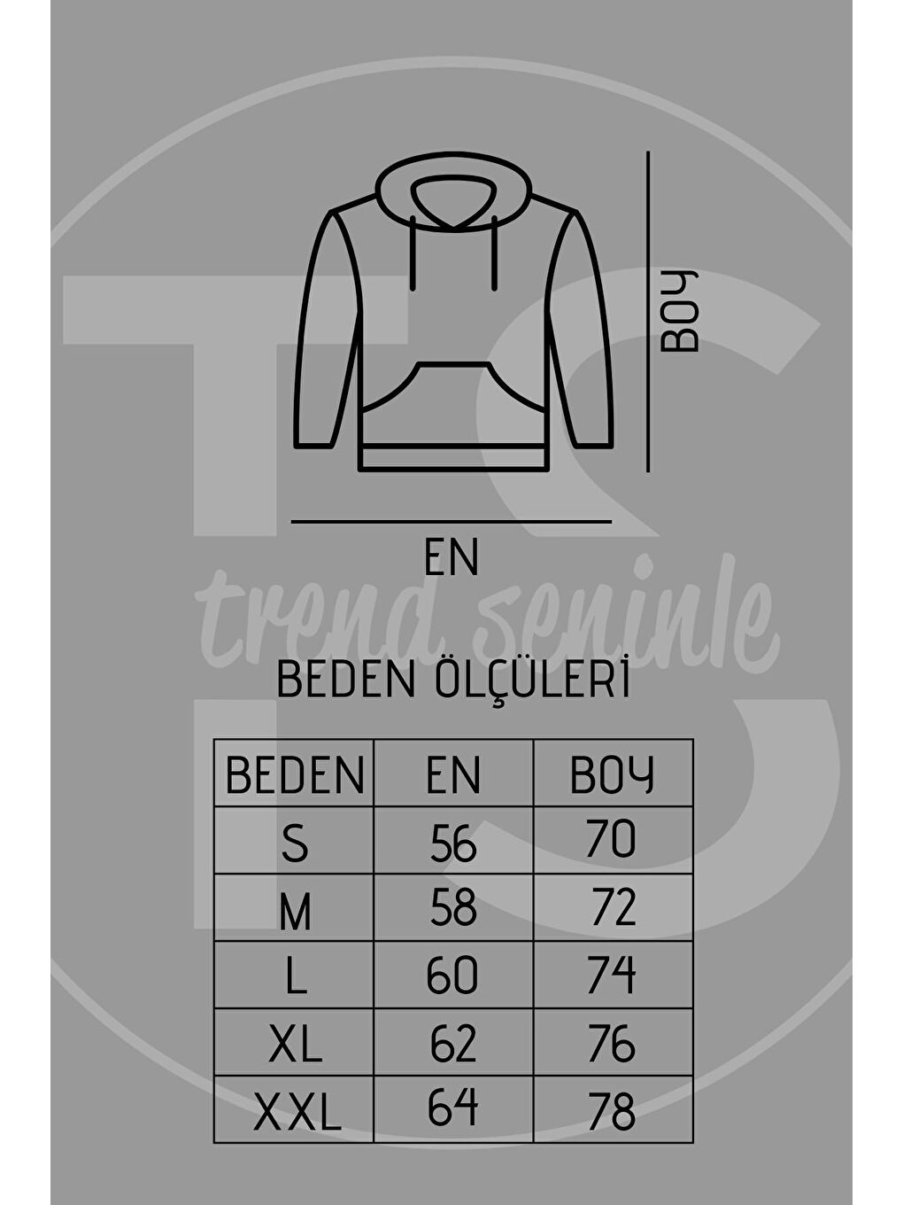 Trendseninle Kadın Pembe Düz Oversize Kapüşonlu Sweatshirt - 1