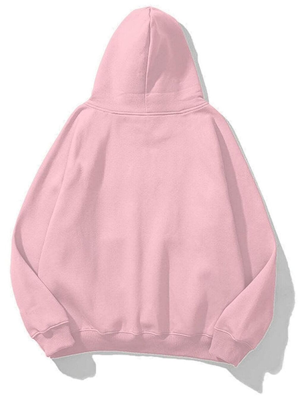 Unisex Pembe Noktalı Yıldız Baskılı Sweatshirt-1