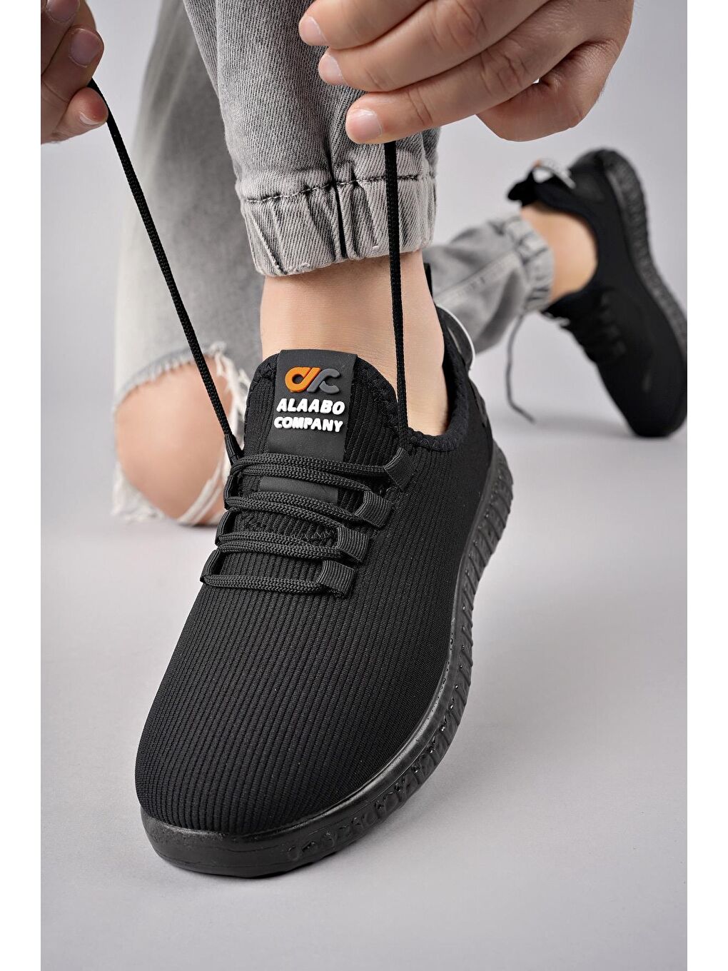 Muggo Siyah YUKON Unisex Ortopedik Günlük Yürüyüş Koşu Sneaker Spor Ayakkabı - 1