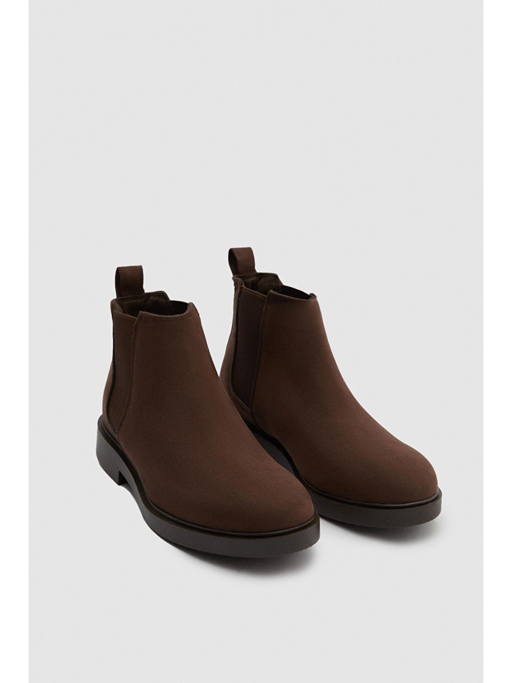 Twn Kahverengi Süet Chelsea Bot