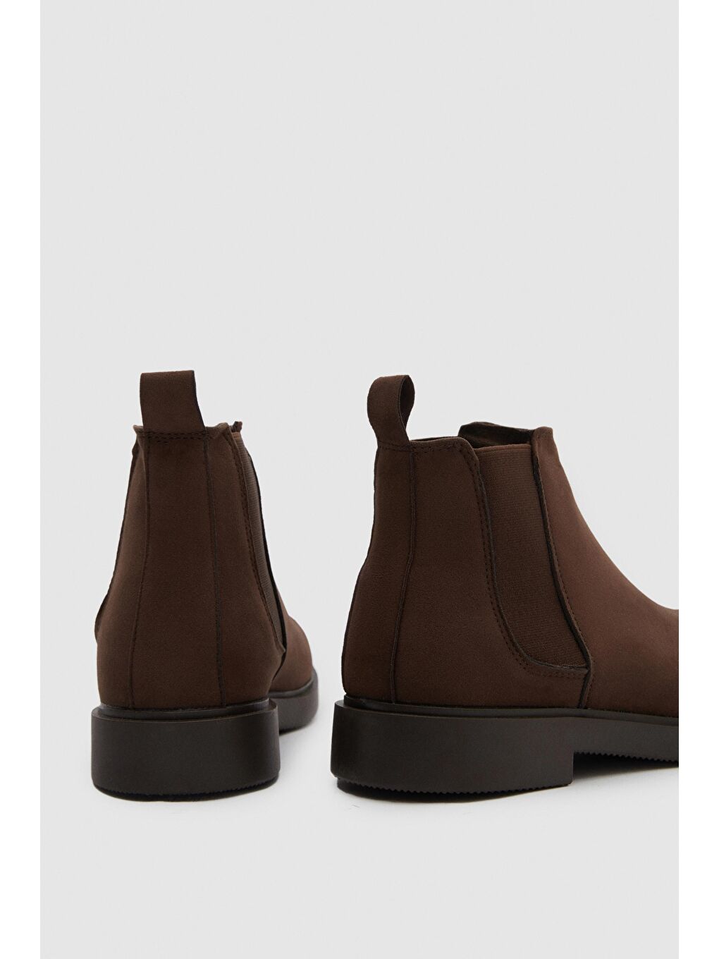 Twn Kahverengi Süet Chelsea Bot-3