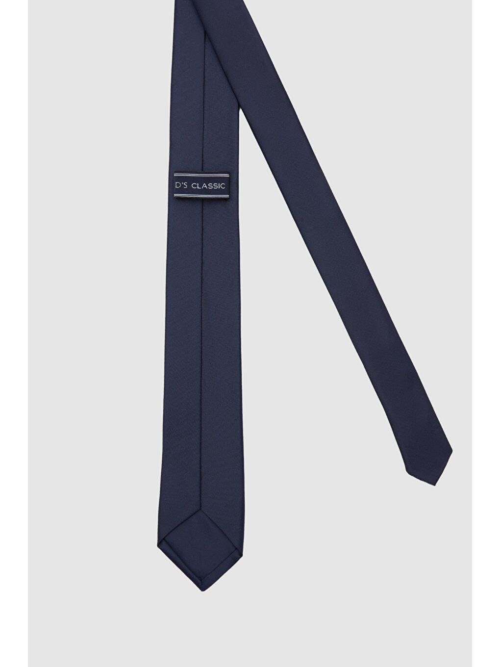 Lacivert Düz 5,5 Cm Kravat-3