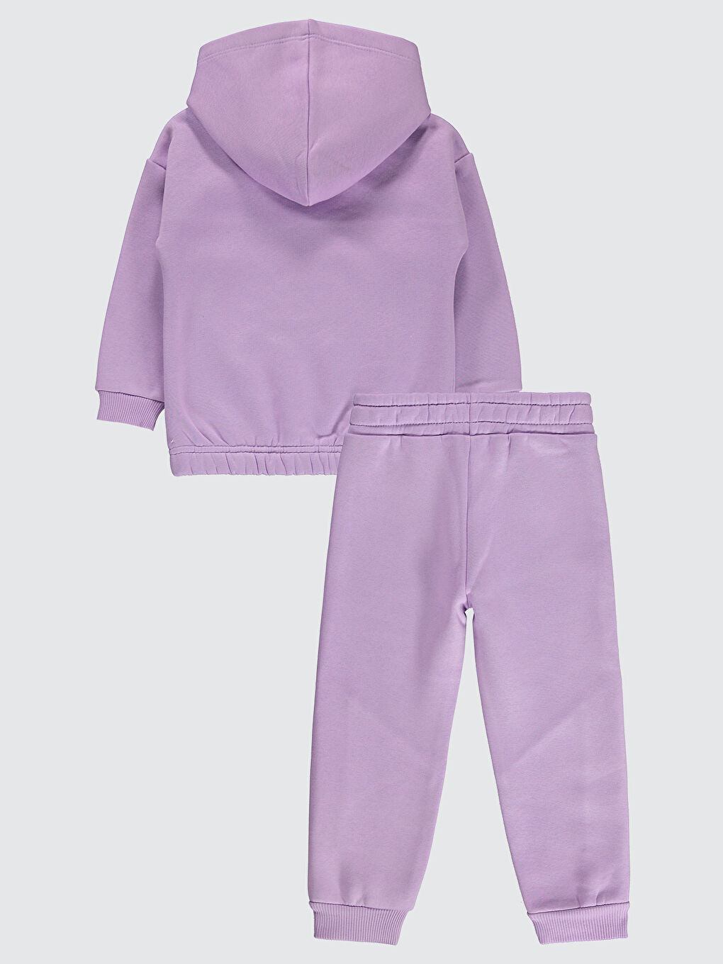 Mor Girls Kız Çocuk Eşofman Takımı 2-5 Yaş Dijital Lavanta-1