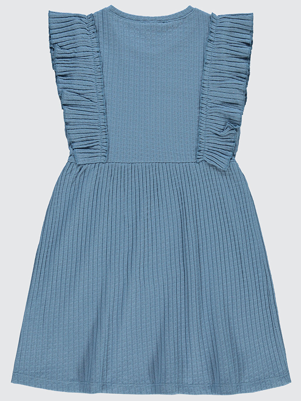 Girls Kız Çocuk Elbise 6-9 Yaş Element Mavisi-1