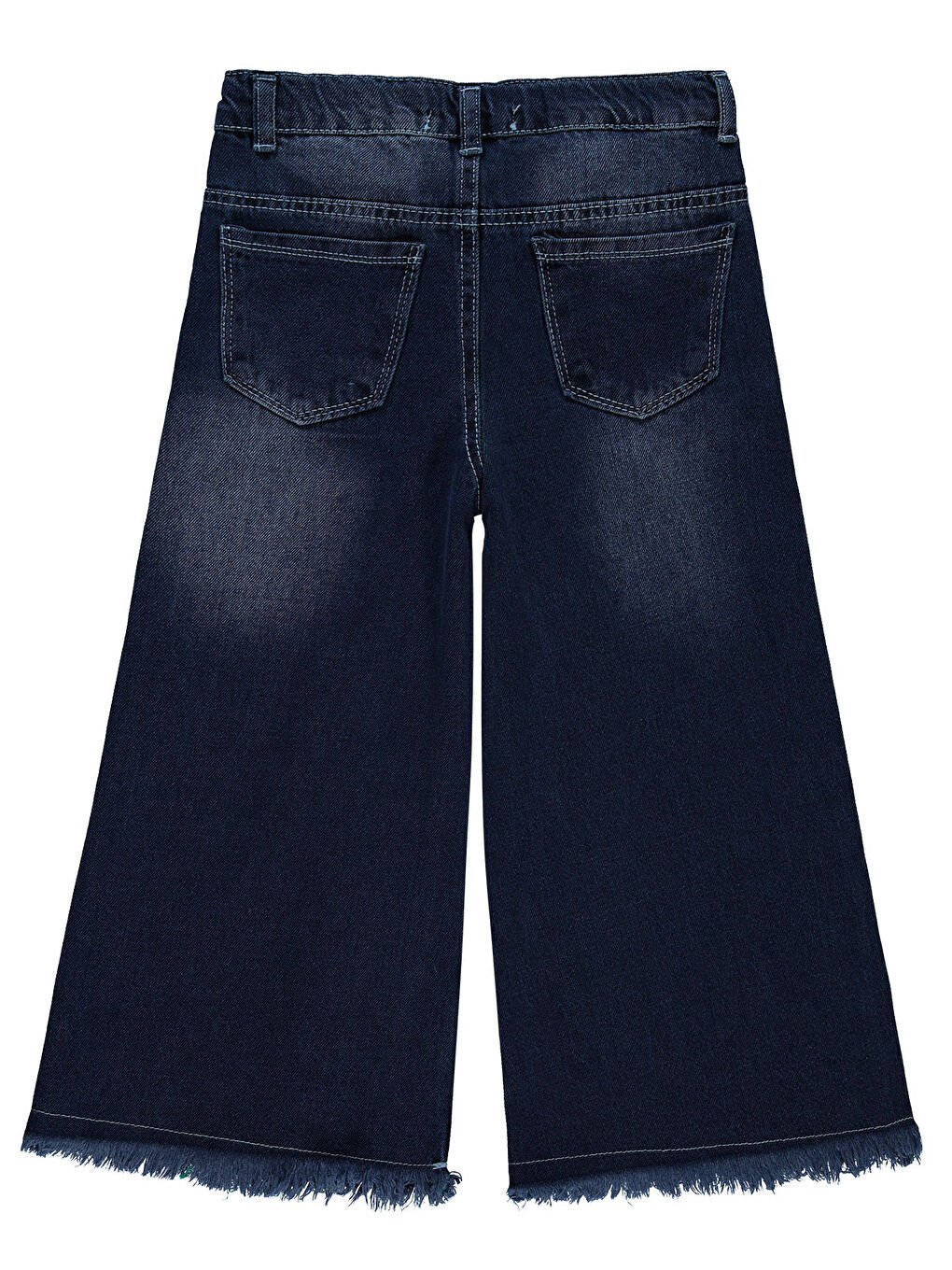 Girls Kız Çocuk Jean Pantolon 6-9 Yaş Koyu Mavi-1