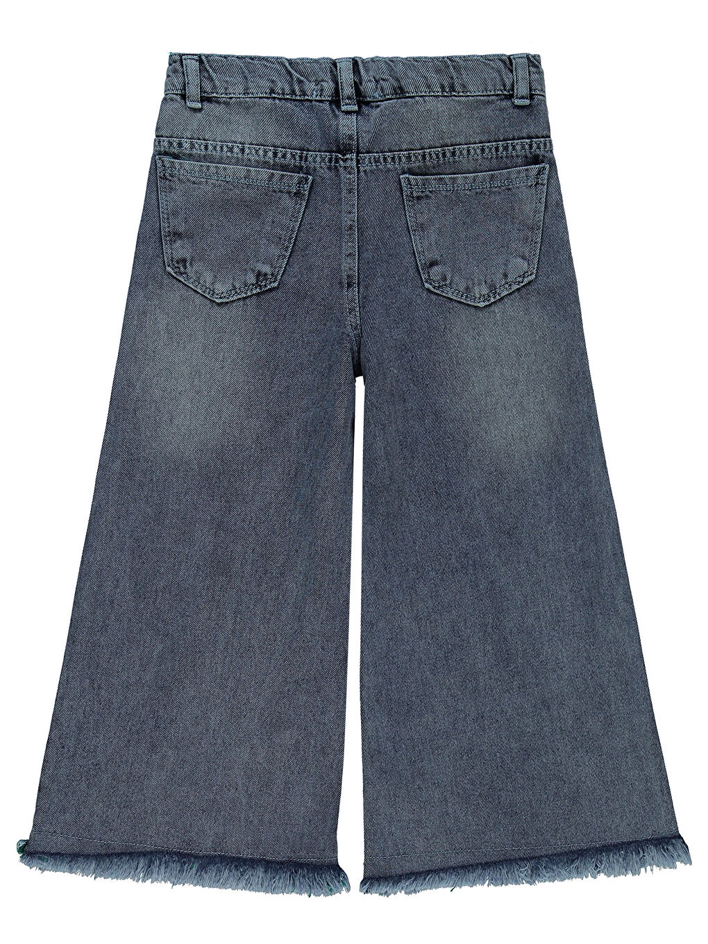 Girls Kız Çocuk Jean Pantolon 6-9 Yaş Buz Mavi-1