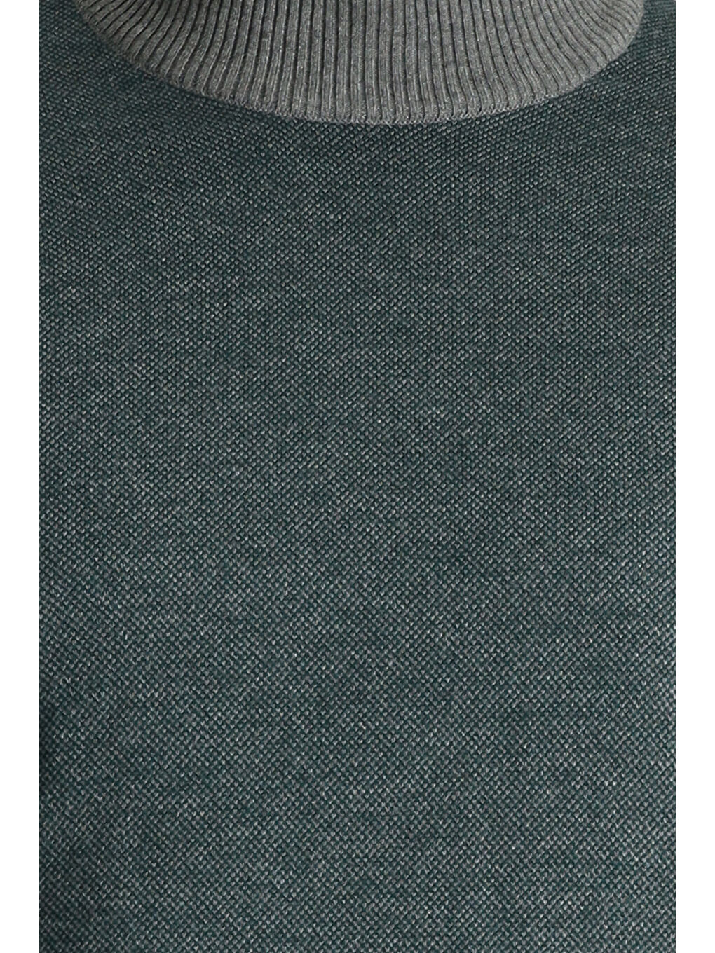 Gri Bato Yaka Slim Fit Dar Kesim Desenli Triko Kazak-4