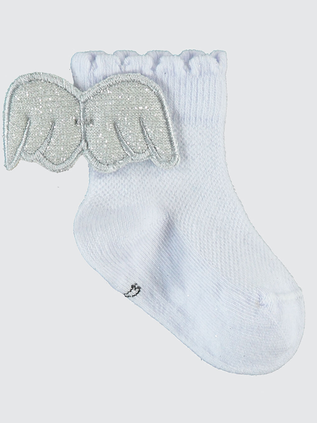 Kız Bebek Çorap 6-18 Ay Beyaz-2