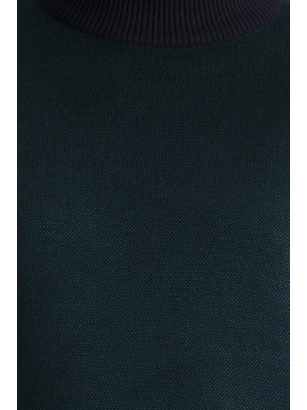 Lacivert Bato Yaka Slim Fit Dar Kesim Desenli Triko Kazak-4