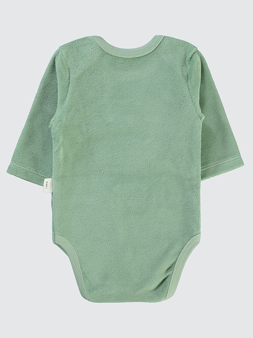 Baby Erkek Bebek Çıtçıtlı Badi 1-18 Ay Haki-1