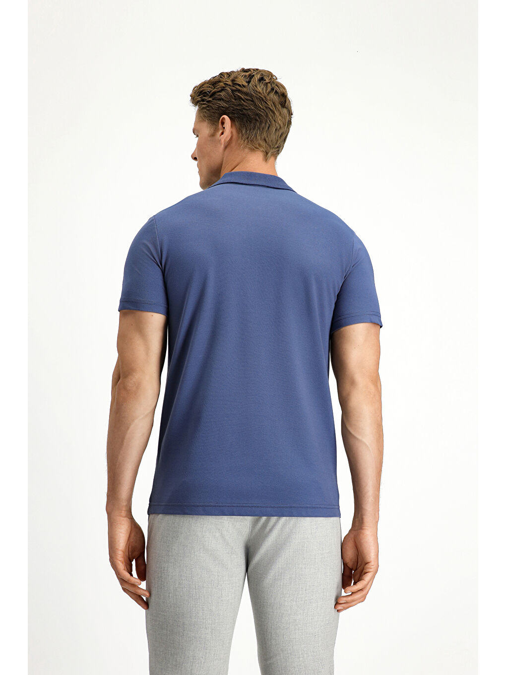 İndigo Slim Fit Dar Kesim Pamuklu Polo Yaka Tişört-3