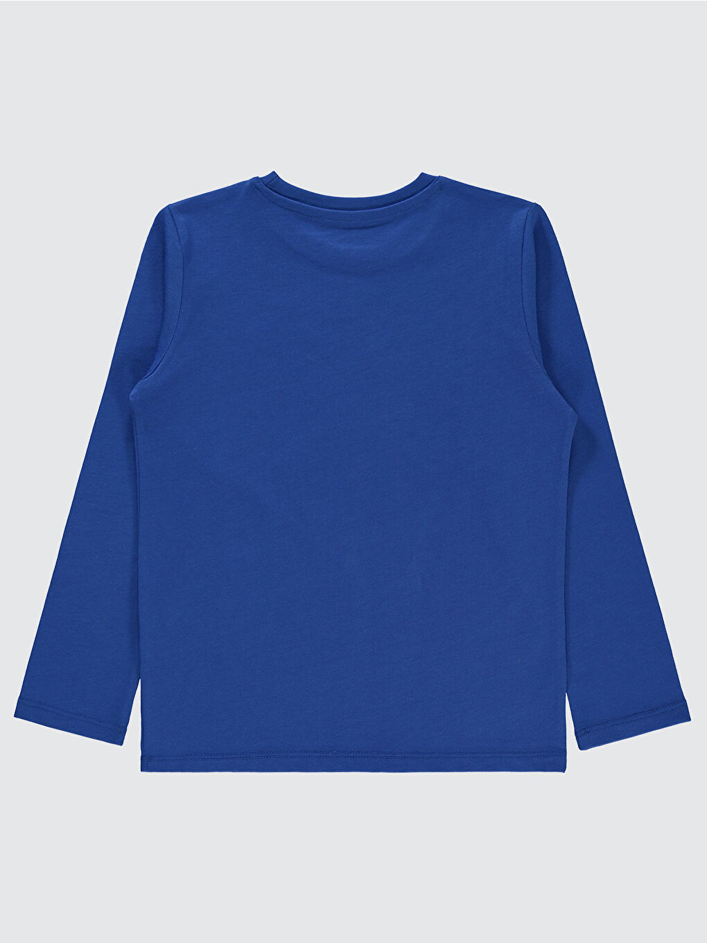 Erkek Çocuk Sweatshirt 6-9 Yaş Saks Mavisi-1