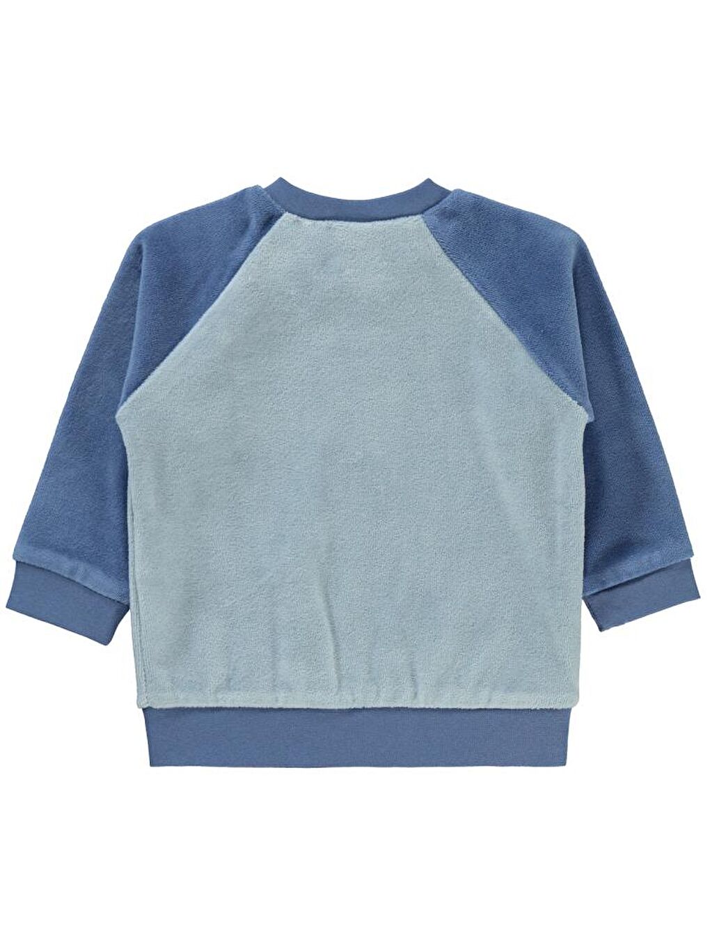 İndigo Baby Dinozor Baskılı 6-18 Ay Sweatshirt - Mavi 18-24 Ay-1
