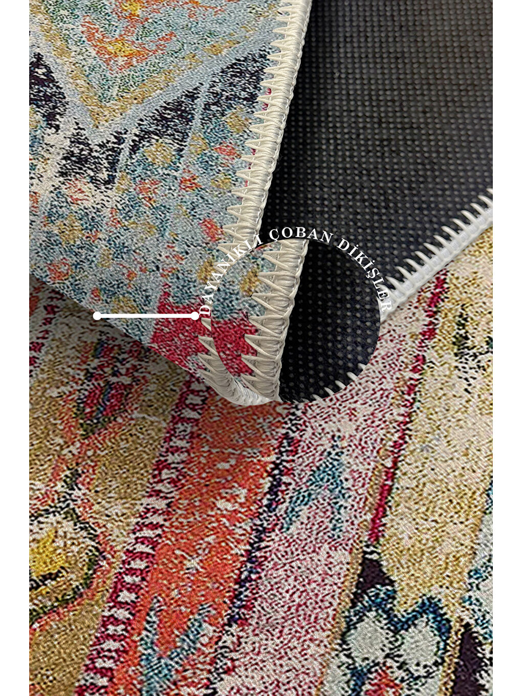 Karışık Dekoratif Özel Tasarım Modern Halı 100x200-3