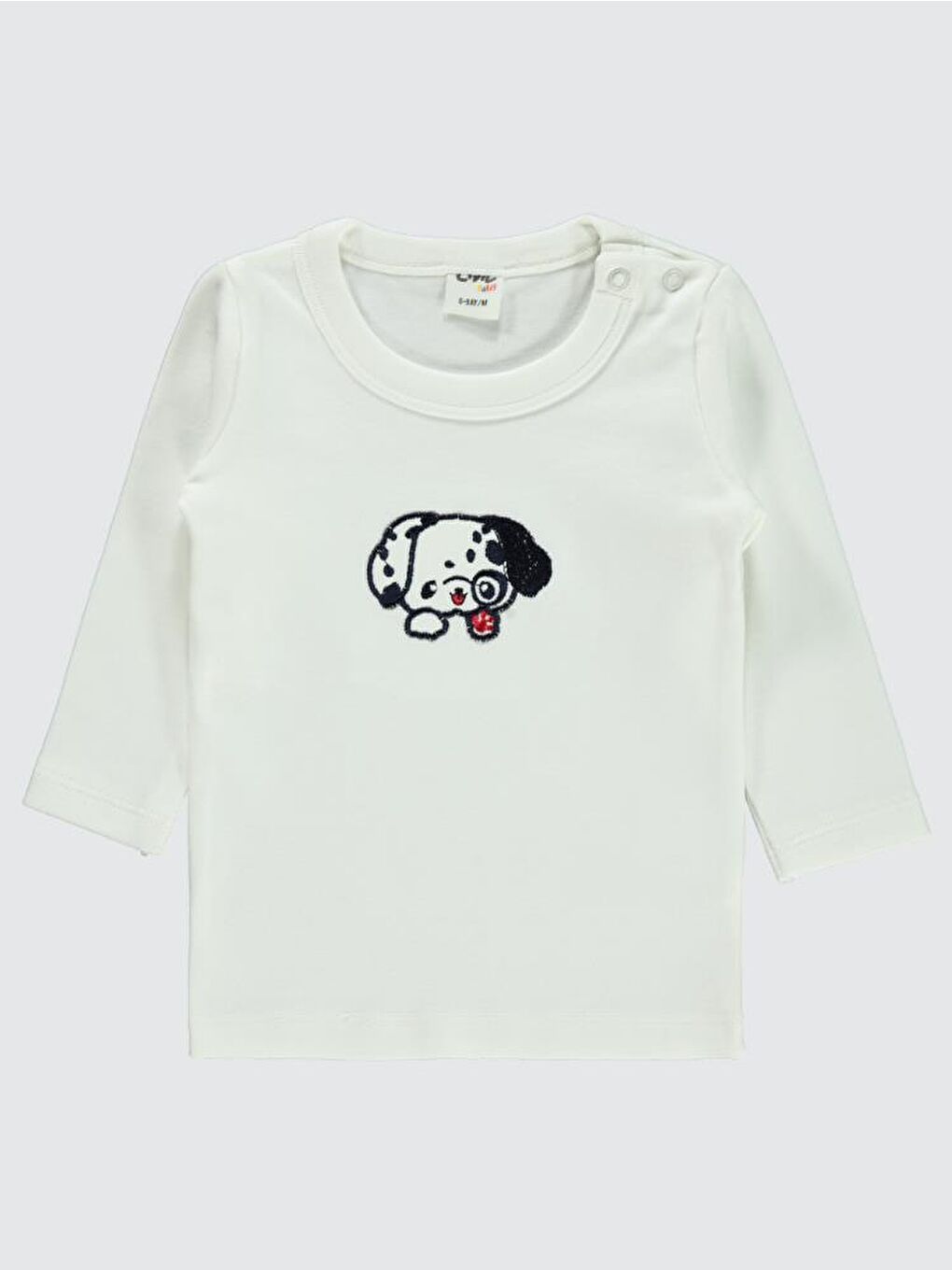 Baby Köpek Nakışlı 3'Lü 6-18 Ay Takım - Lacivert 18-24 Ay