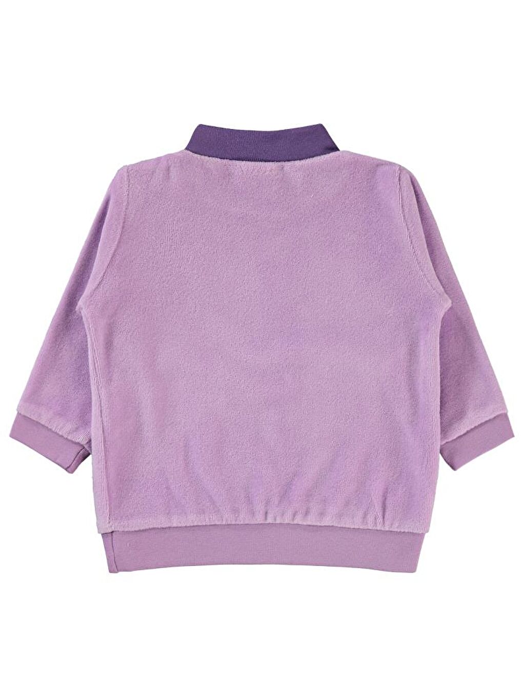 Baby Bulut Baskılı Boğazlı 6-18 Ay Sweatshirt - Lila 18-24 Ay