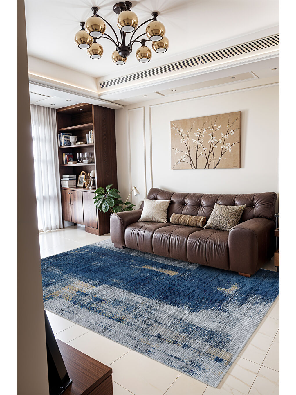Karışık Dekoratif Özel Tasarım Modern Halı 160x230-1