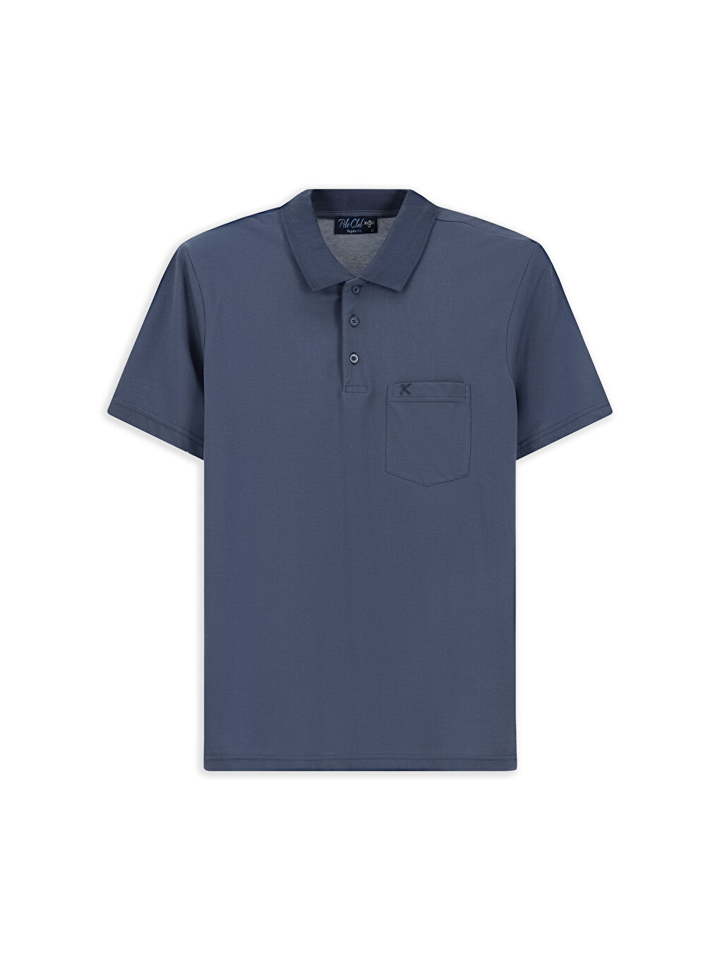 İndigo Regular Fit Pamuklu Nakışlı Cepli Polo Yaka Tişört-5