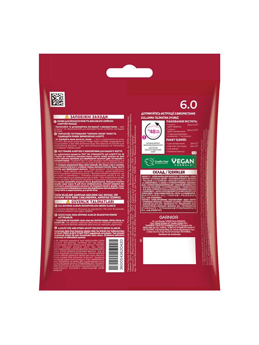 Color Shampoo Retouch Şampuan Kolaylığında Dip Boyası, Koyu Sarı 6.0-1