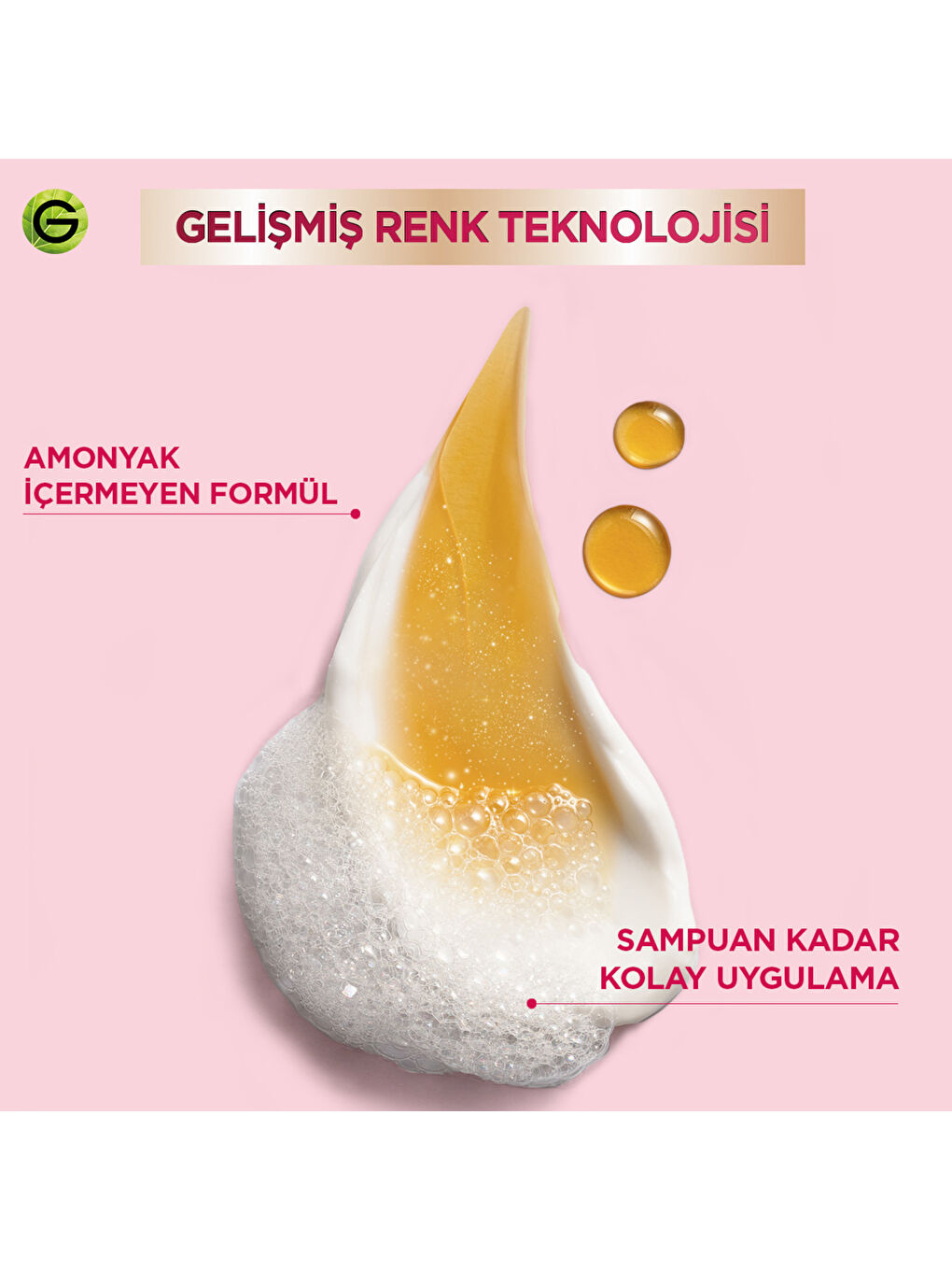 Color Shampoo Retouch Şampuan Kolaylığında Dip Boyası, Koyu Sarı 6.0-8