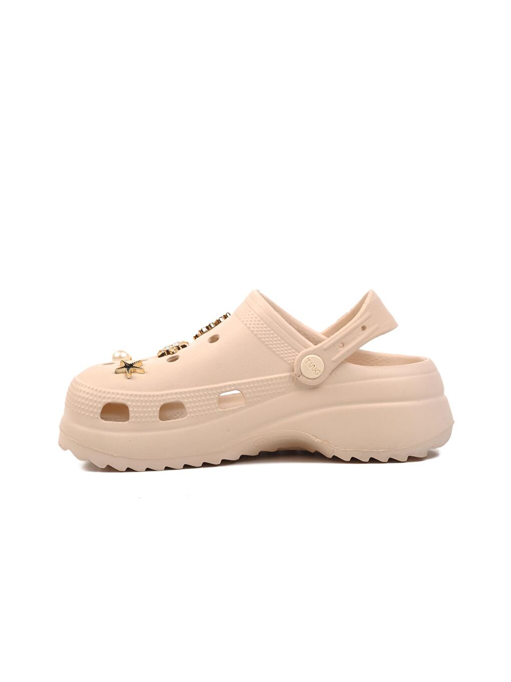 Ekru Kadın Sabo Terlik 205-1