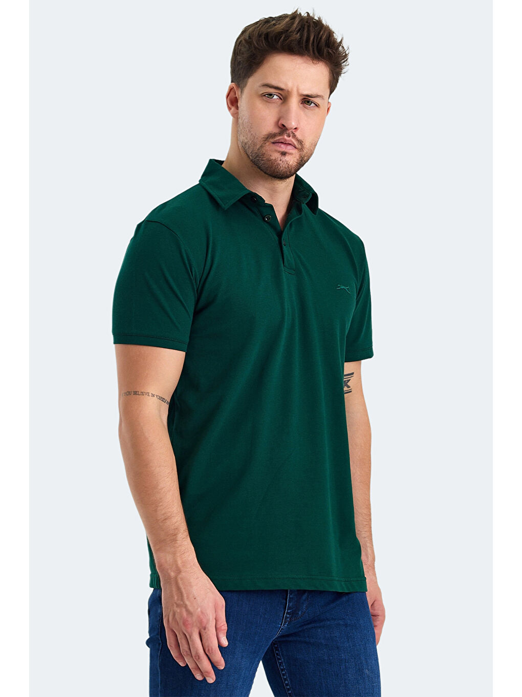 KLASSE Erkek Tişört Koyu Yeşil-2