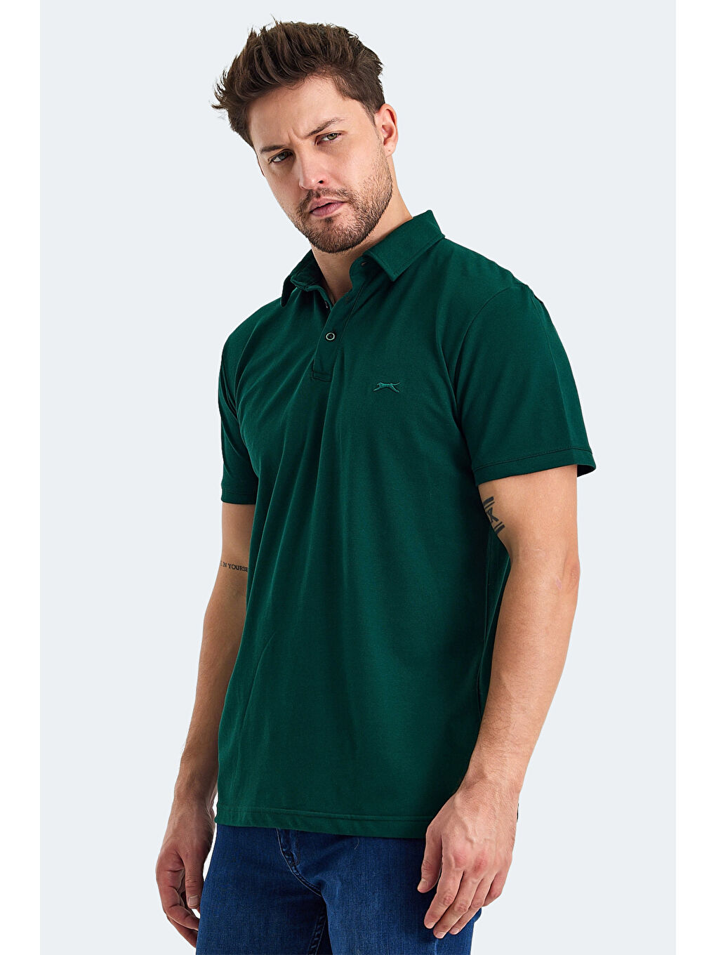 KLASSE Erkek Tişört Koyu Yeşil-3