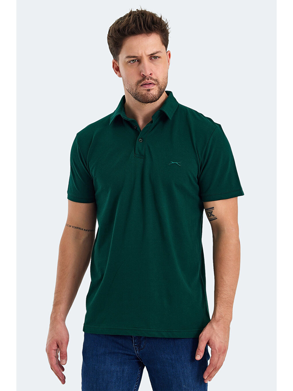 KLASSE Erkek Tişört Koyu Yeşil-5