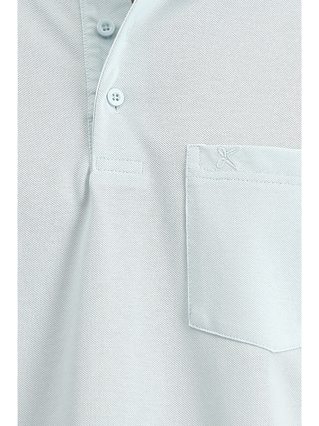 Mavi Regular Fit Pamuklu Nakışlı Polo Yaka Tişört-5