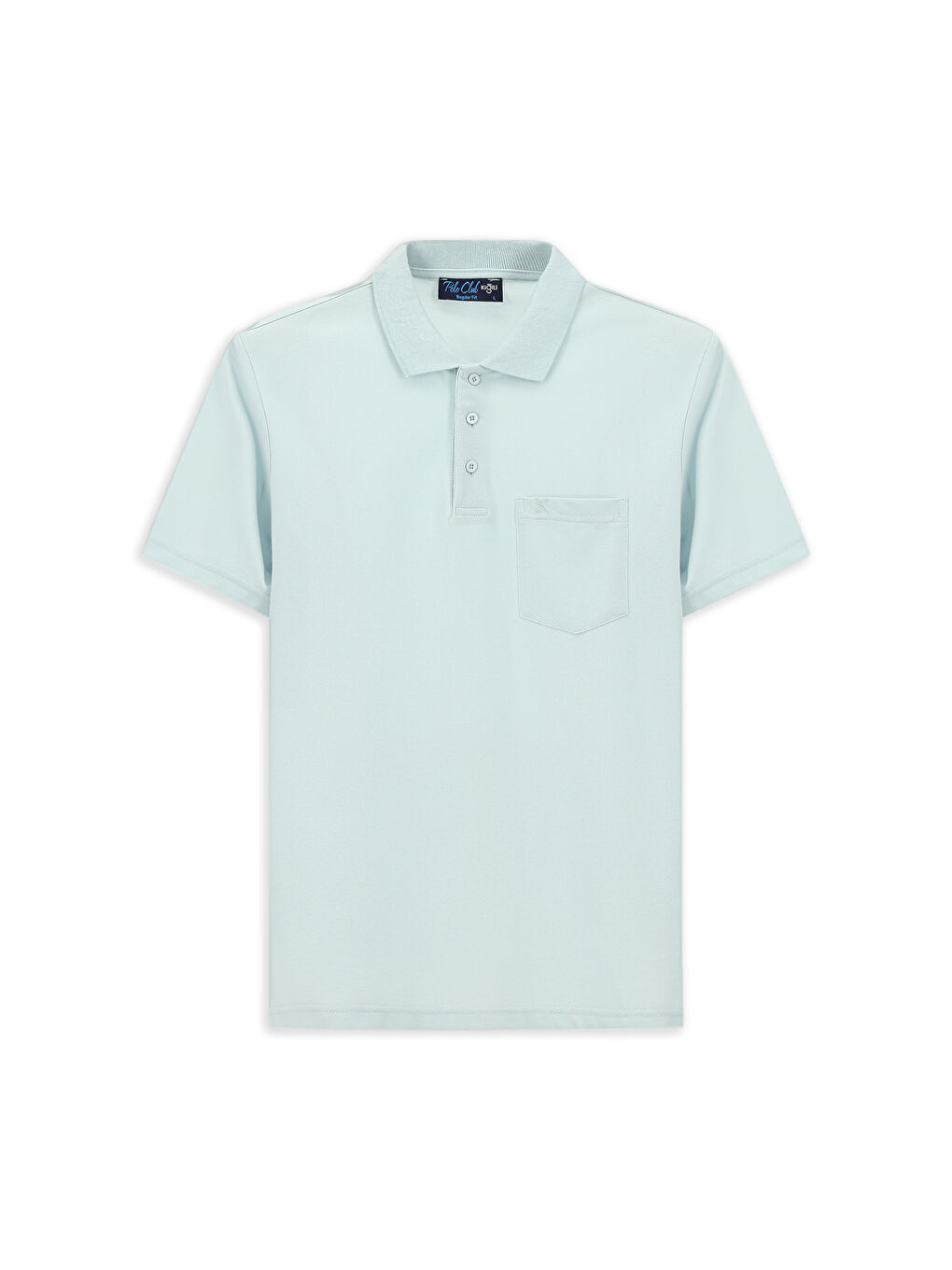 Mavi Regular Fit Pamuklu Nakışlı Polo Yaka Tişört-6