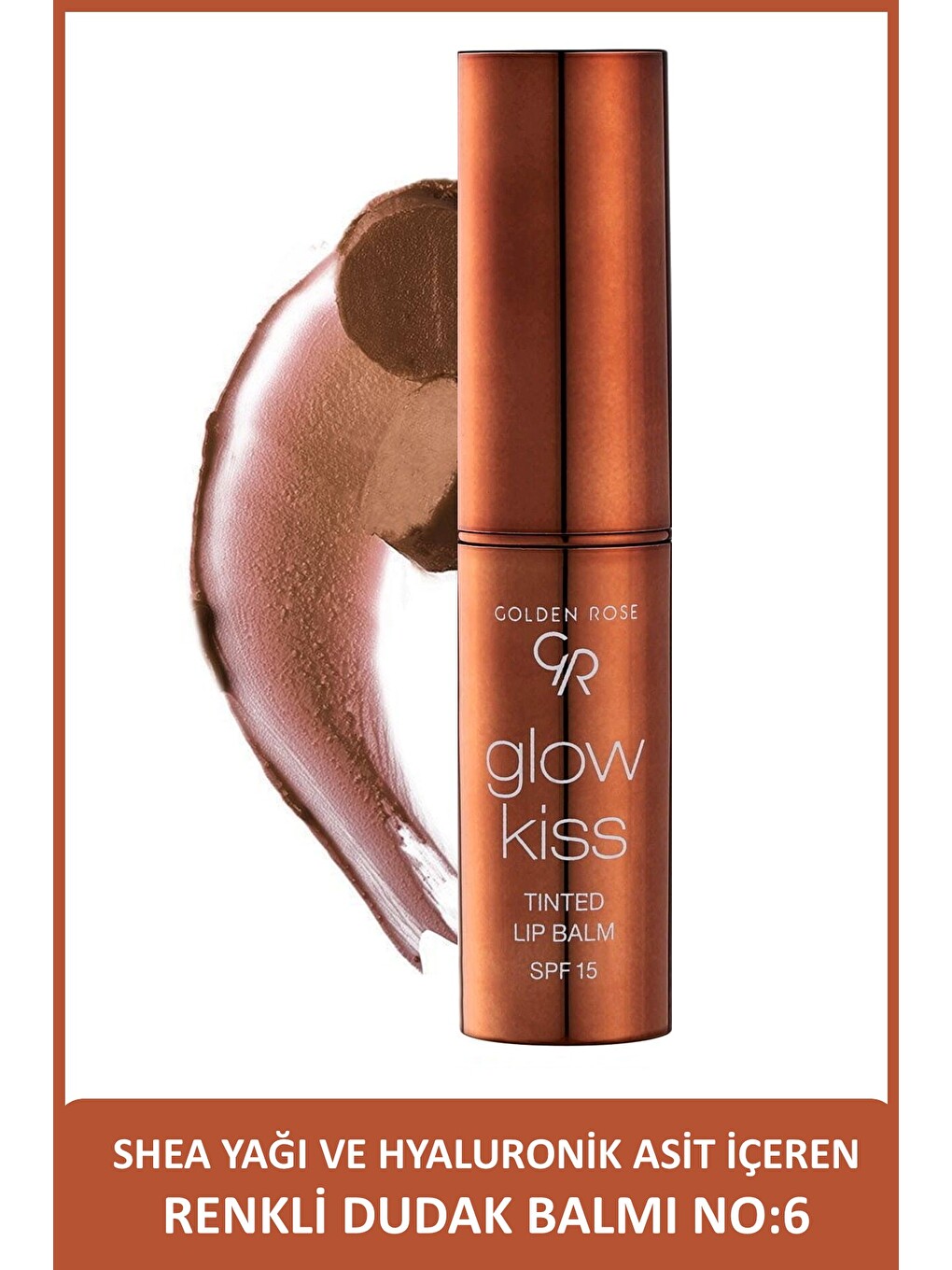 Glow Kiss Tinted Lip Balm No: 06 Choco Cake - Renkli Dudak Nemlendirici