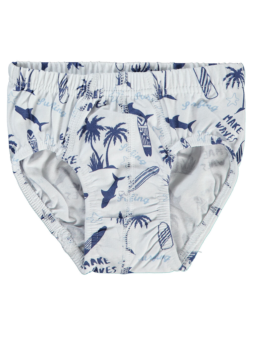 Boys Erkek Çocuk 2'li Külot Set 2-10 Yaş Mavi-1