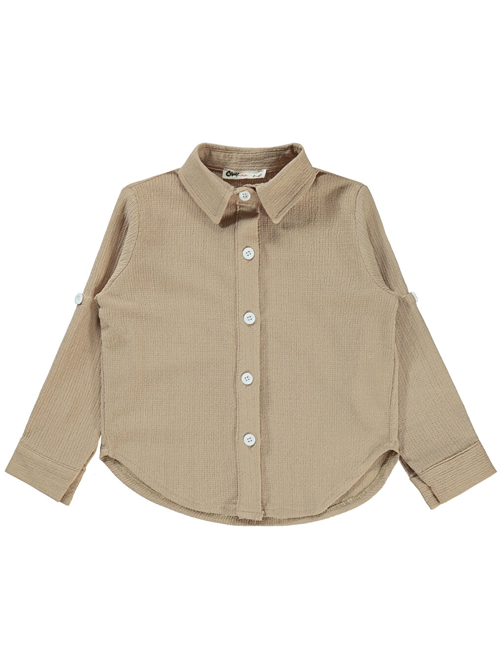Girls Kız Çocuk Gömlek 2-5 Yaş Açık Bej-1