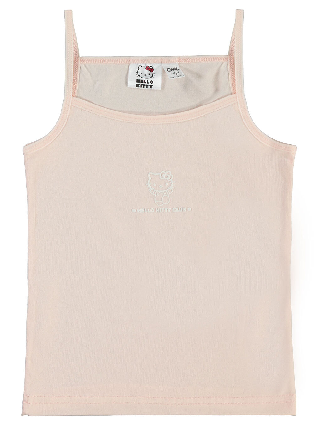 Hello Kitty Kız Çocuk 2'li Atlet Set 2-10 Yaş Pembe-2