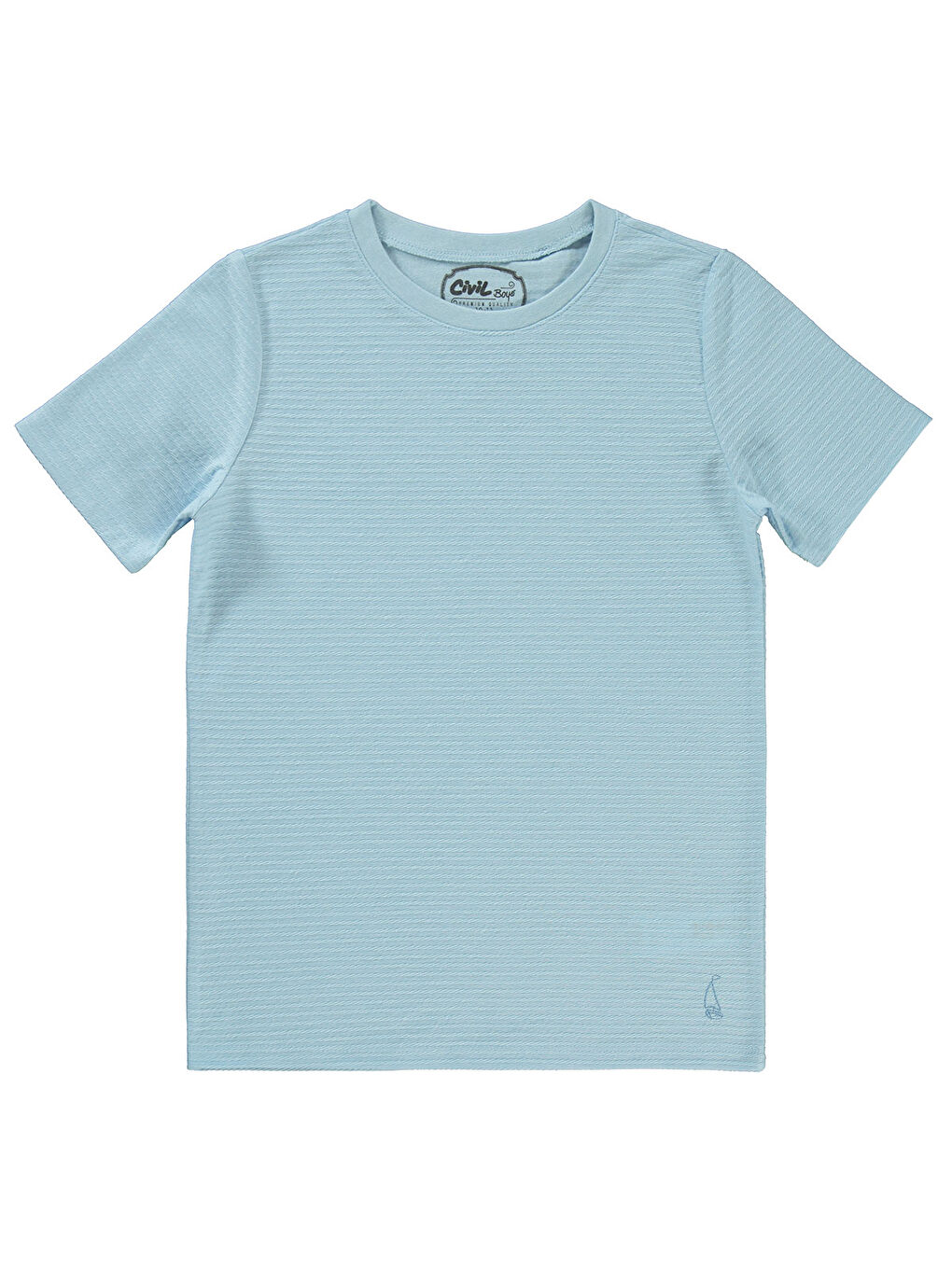 Boys Erkek Çocuk Tişört 10-13 Yaş Buz Mavi