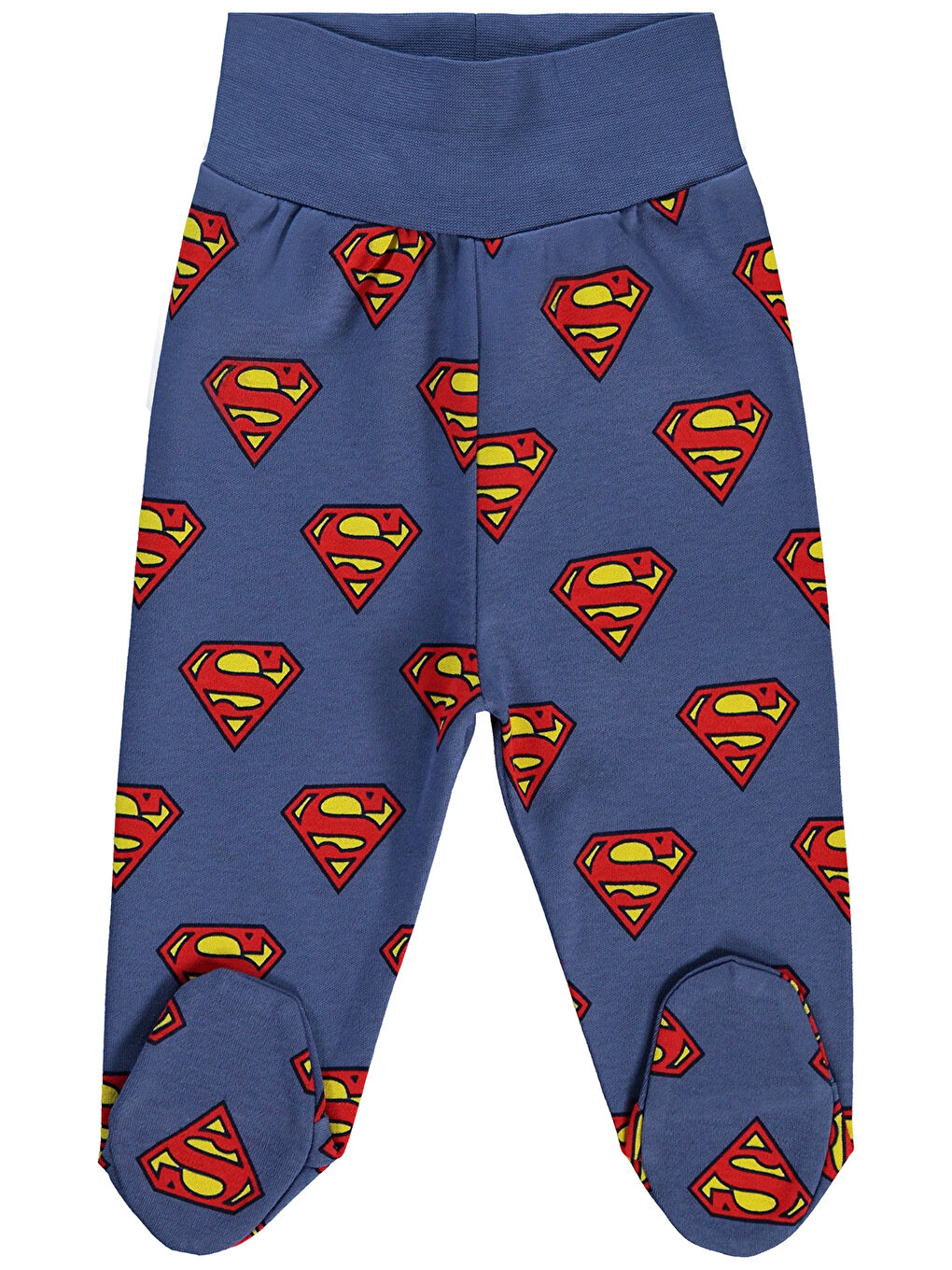 Süperman Erkek Bebek Takım 1-6 Ay İndigo-3