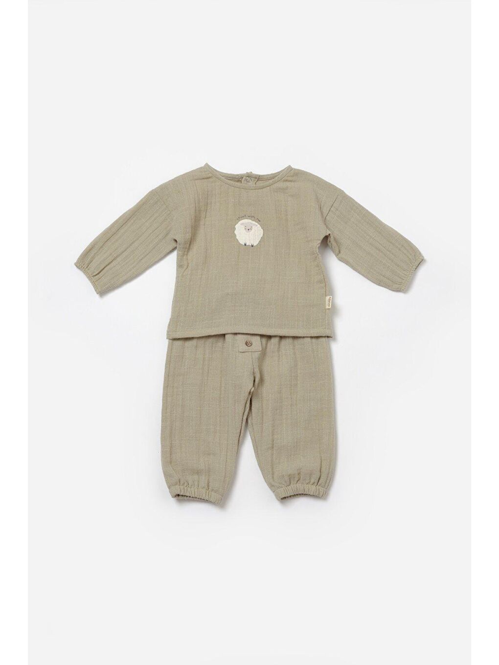 BabyCosy Organic Wear Yeşil Alt&Üst Takım - 4