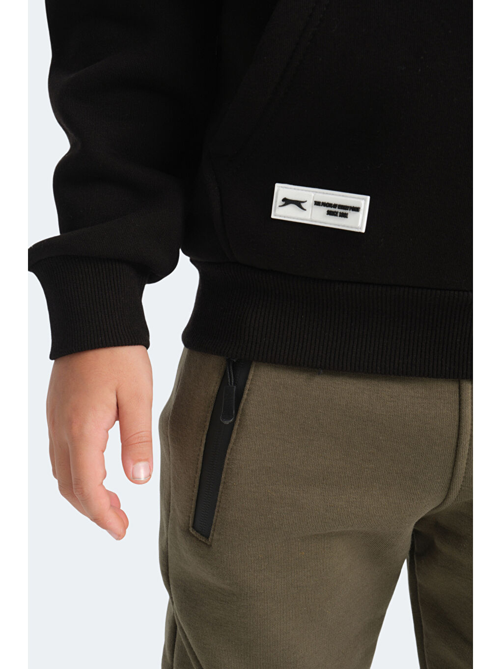 LENE Unisex Çocuk Sweatshirt Siyah-3