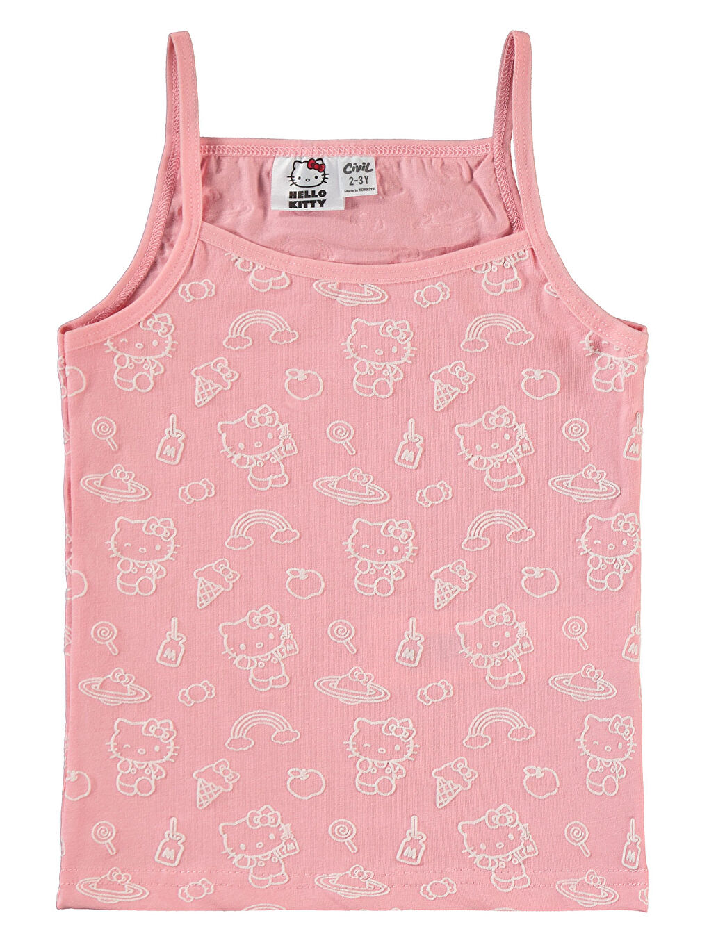 Hello Kıtty Kız Çocuk İç Çamaşır Takımı 2-10 Yaş Pembe-1