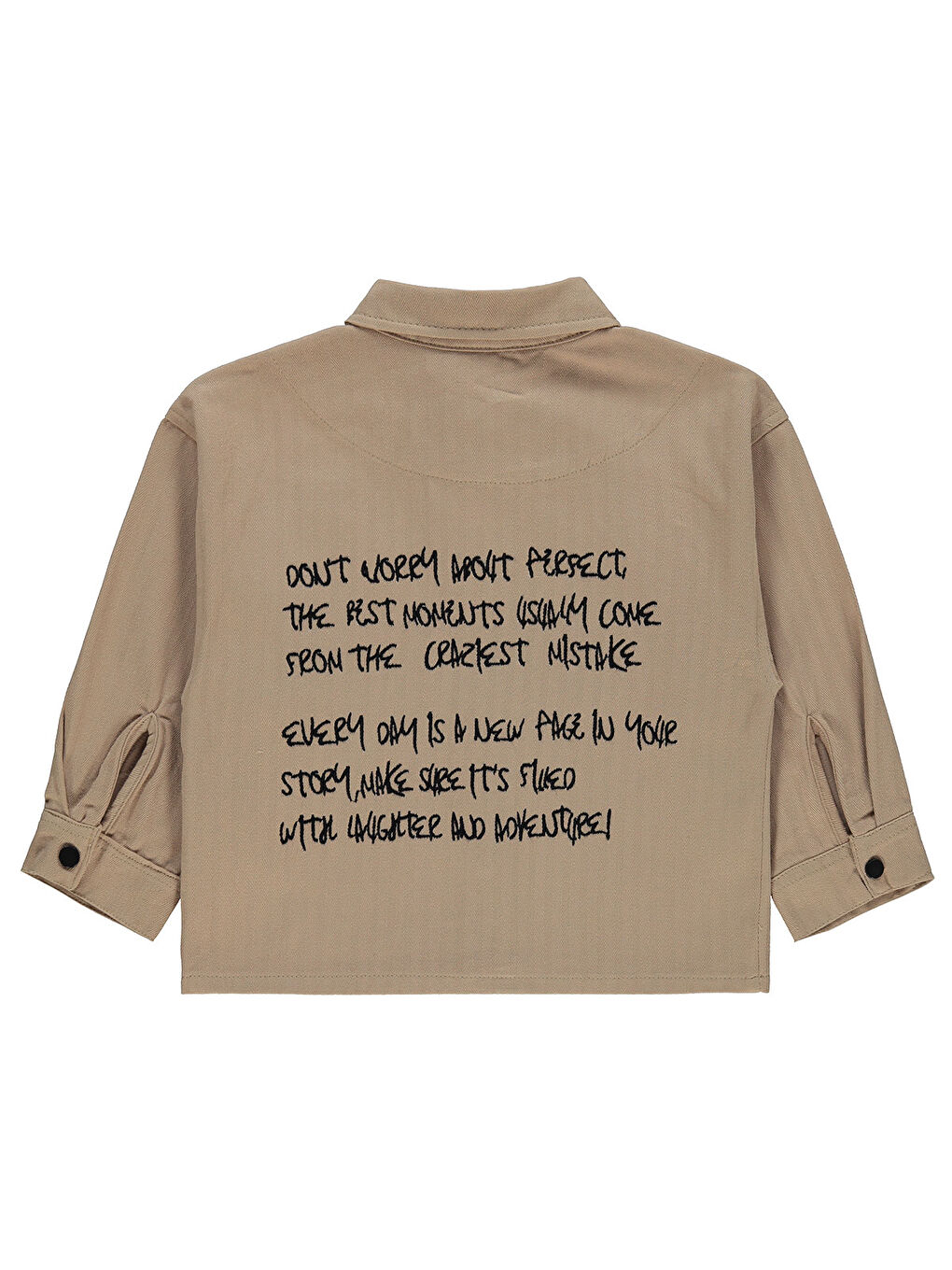 Bej Boys Erkek Çocuk Gömlek 2-5 Yaş Vizon-1