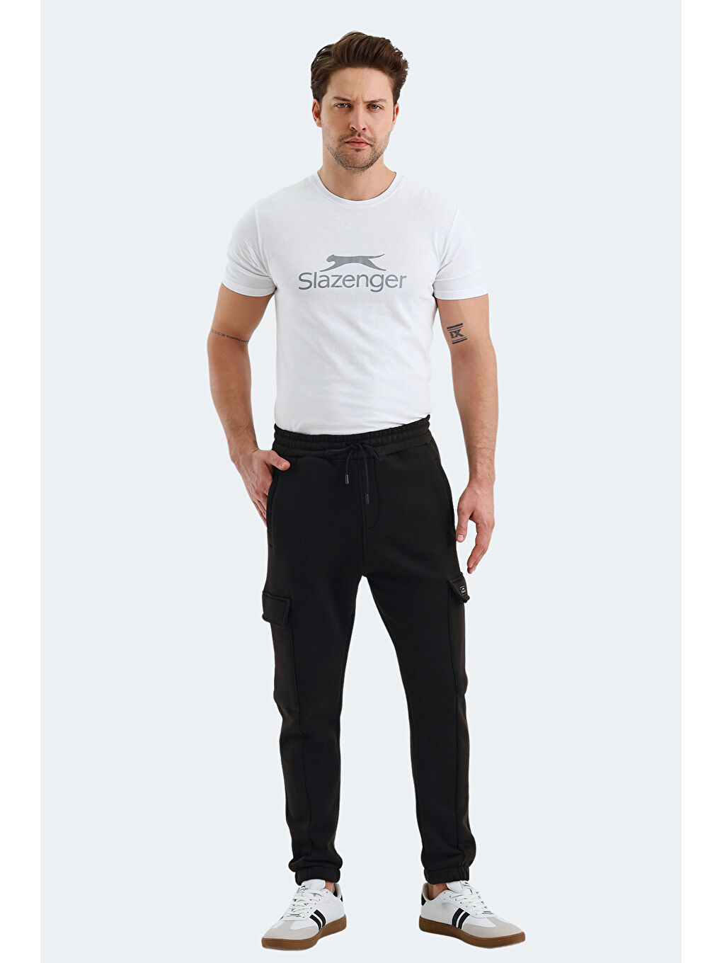 VALORA  Erkek Jogger Eşofman Altı Siyah-6