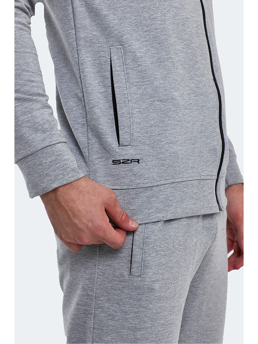 ORAN IN Erkek Eşofman Takım Gri-5