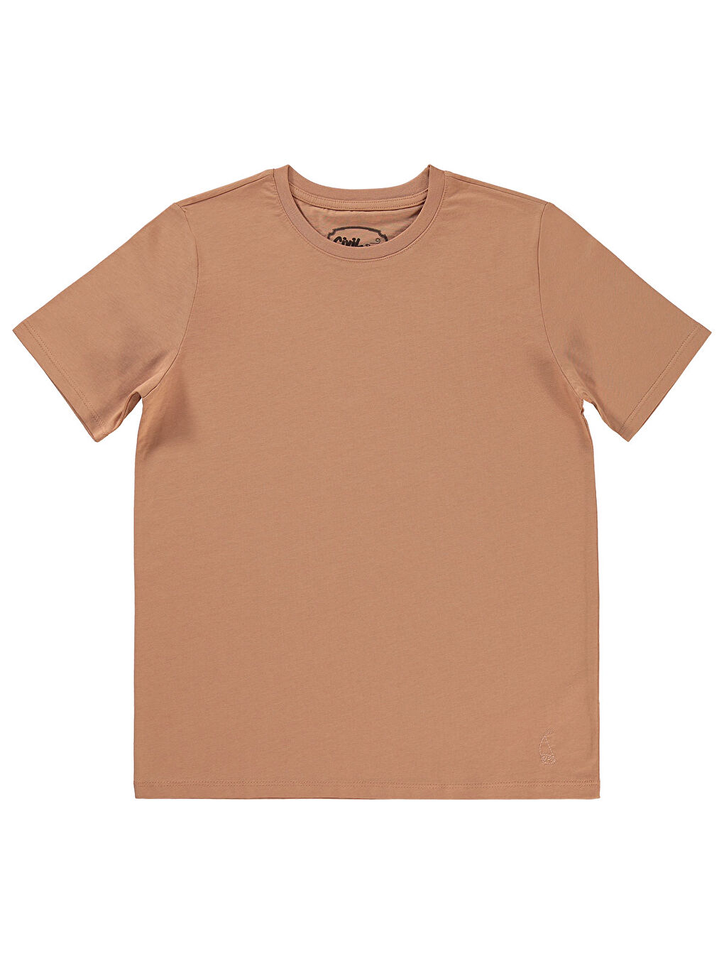 Kahverengi Boys Erkek Çocuk Tişört 10-13 Yaş Kiremit