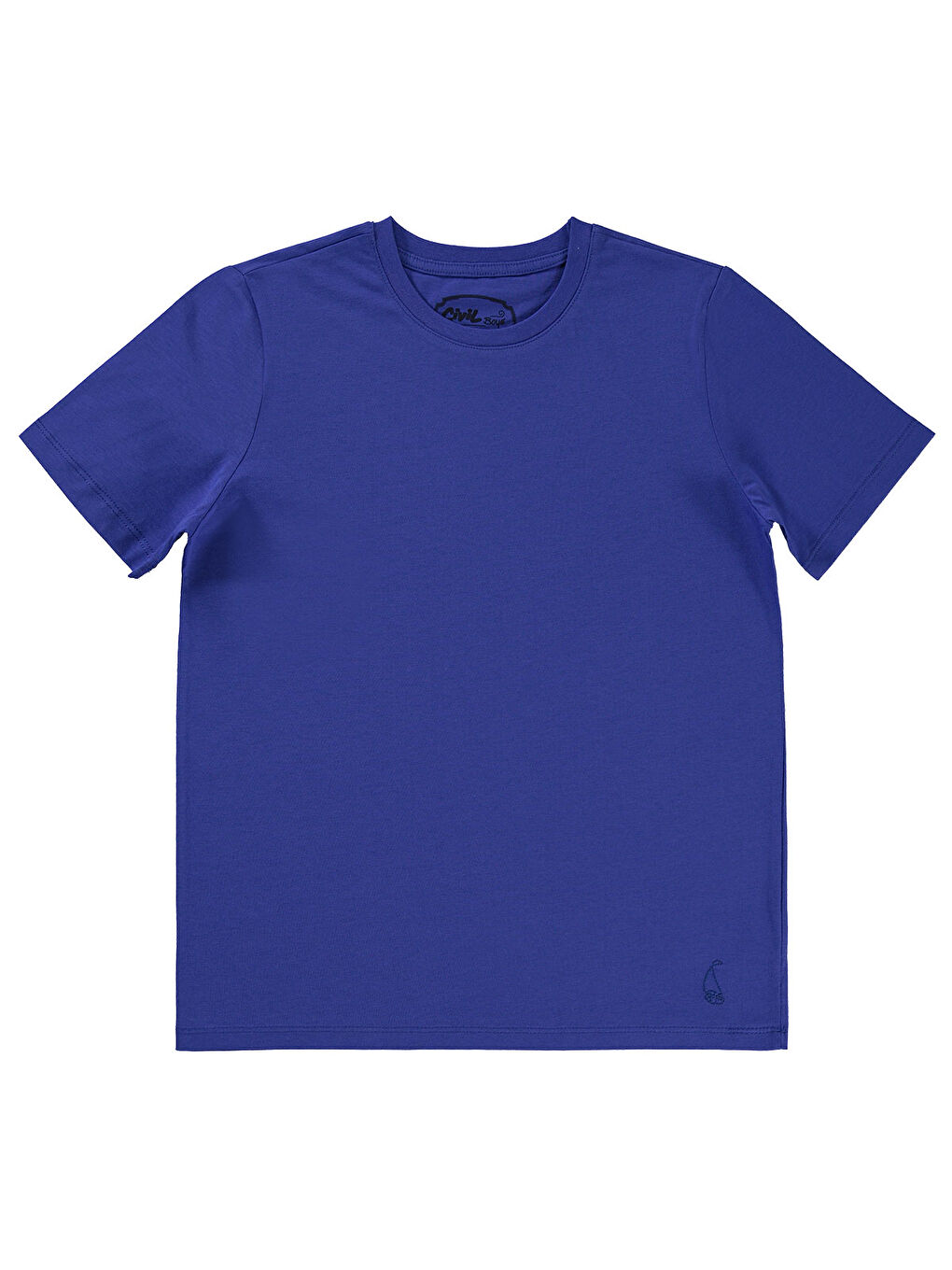 Boys Erkek Çocuk Tişört 10-13 Yaş Saks Mavi