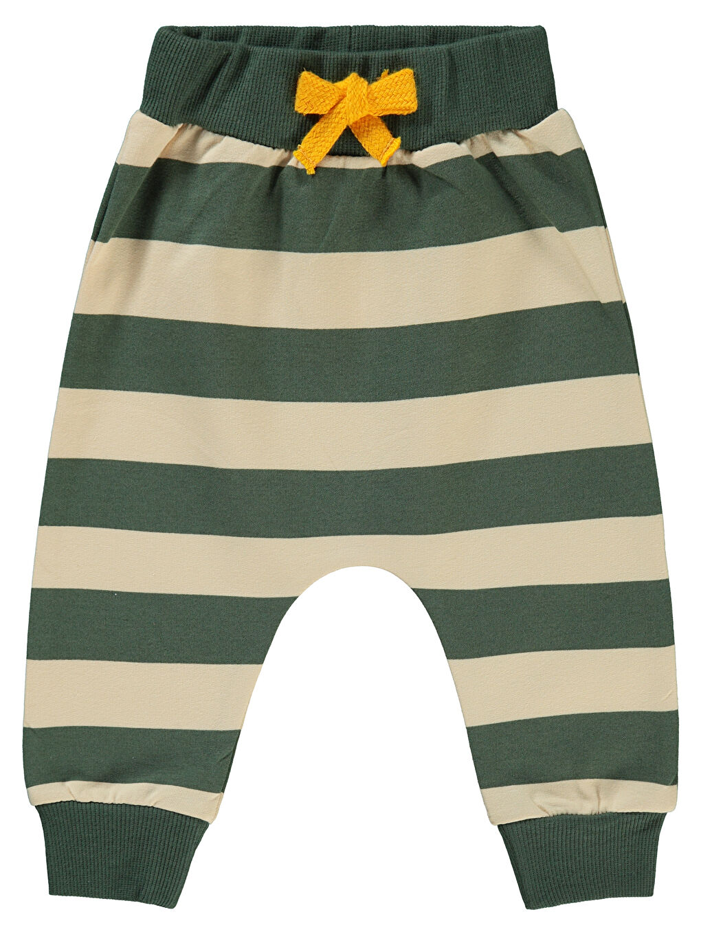 Baby Erkek Bebek Patiksiz Tek Alt 6-18 Ay Soft Haki