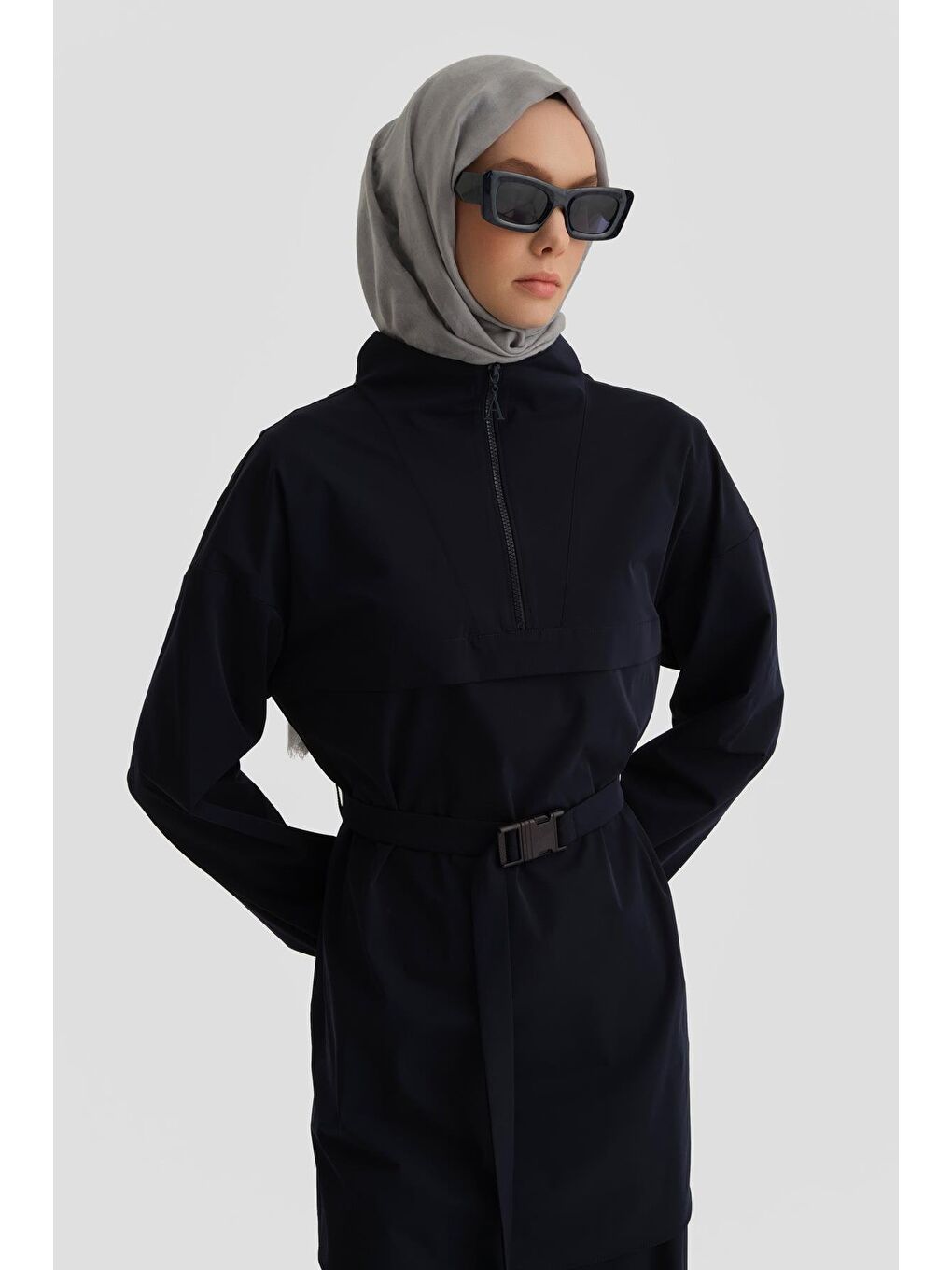 Palaska Tokalı Spor Lyocell Takım 24K6912 Lacivert-1