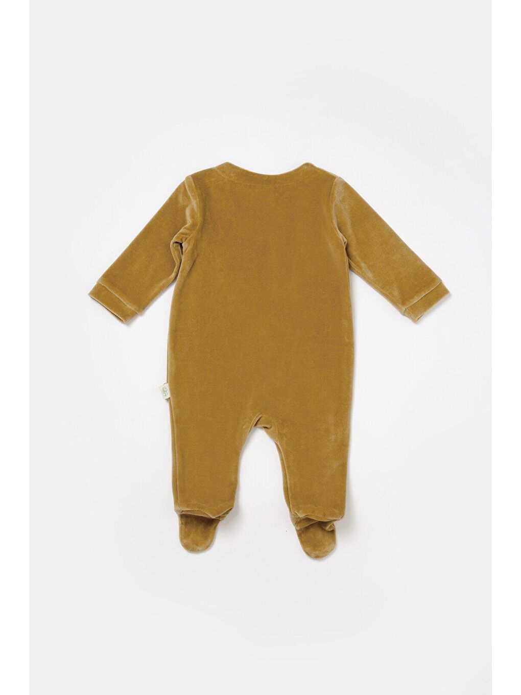 Sarı Kadife Patikli Tulum-2