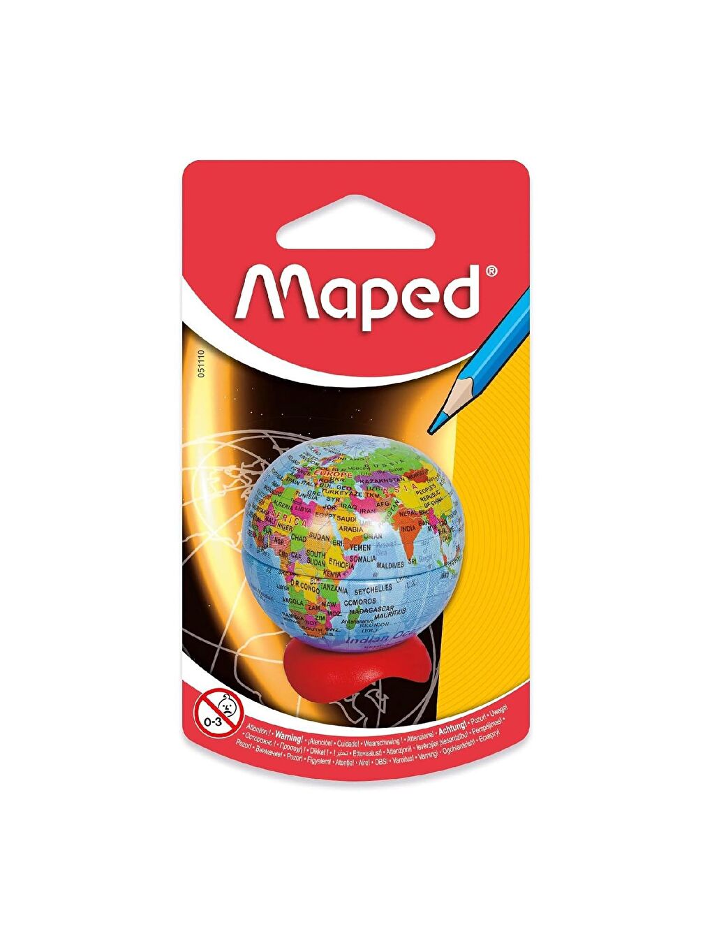 Maped Beyaz Globe Tek Delikli Kalemtıraşlı Dünya Küresi